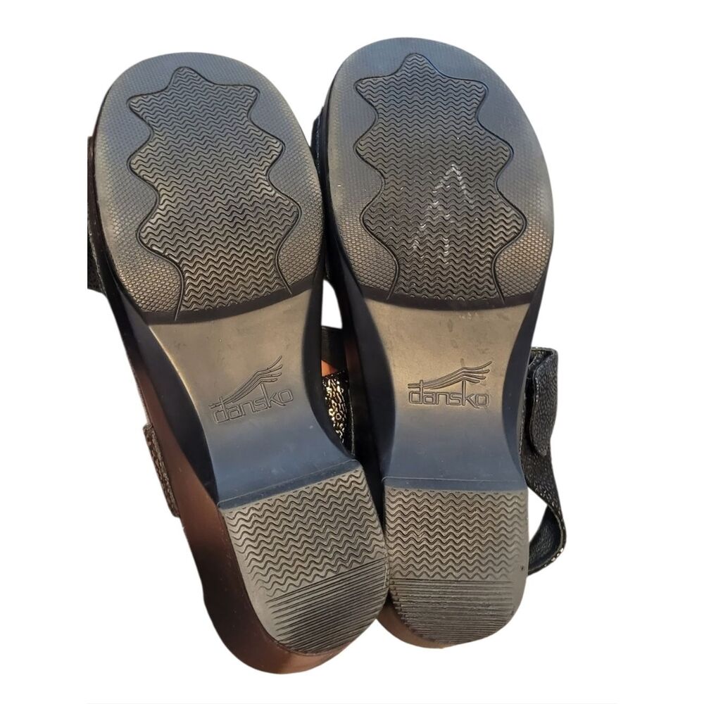 Dansko Sonnet Shimmer Metallic Women's Heeled Sandals Size 41/US 10.5 - Picture 2 of 5